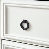 Stylish 6 Drawer Tall Dresser for Bedroom Storage and Closet Organization with Easy Pull Handles