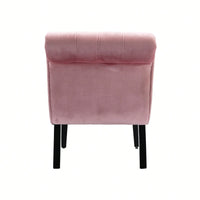 Modern Upholstered Accent Chair With Ottoman Stylish And Comfortable