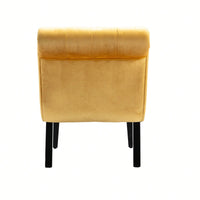 Modern Upholstered Accent Chair With Ottoman Stylish And Comfortable
