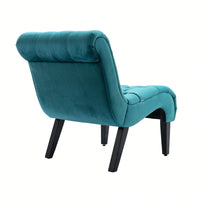 Modern Upholstered Accent Chair With Ottoman Stylish And Comfortable