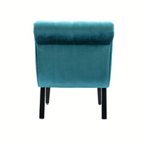 Modern Upholstered Accent Chair With Ottoman Stylish And Comfortable