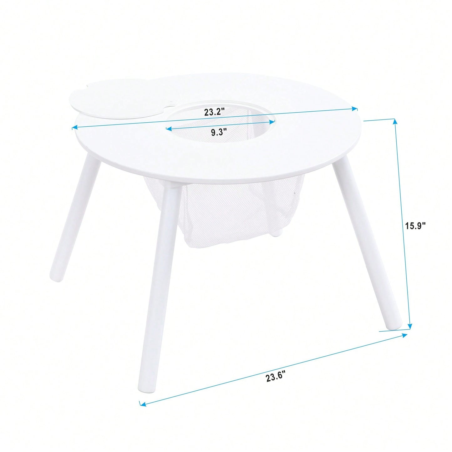 Children's Panel Table With 4 Chairs Quality, Multi-Functional, And Storage Included