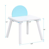 Children's Panel Table With 4 Chairs Quality, Multi-Functional, And Storage Included