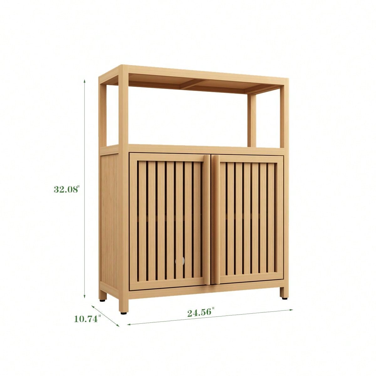 Large Capacity Bamboo Storage Cabinet Furniture For Bathroom Living Room Bathroom Bamboo Storage Cabinet With Shelves