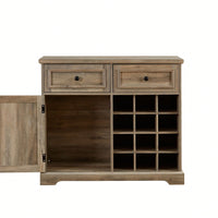 Stylish Storage Sideboard with 2 Drawers and Removable Wine Racks for Kitchen and Dining Room