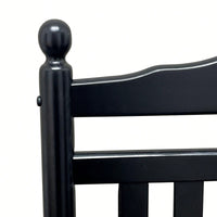 Adult Rocking Chair, Balcony, Porch, Hardwood, Wide Seat, Armrest, Slatted Back Rest