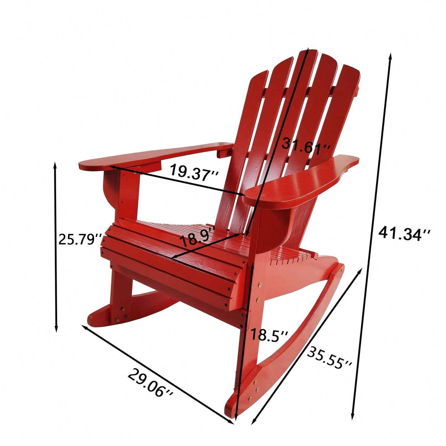 Relax In Style Versatile Reclining Adirondack Chair For Comfortable Outdoor Living