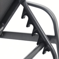 Sturdy And Comfortable Steel Recliner Relaxation And Durability In Elegant Gray