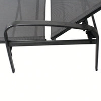 Sturdy And Comfortable Steel Recliner Relaxation And Durability In Elegant Gray