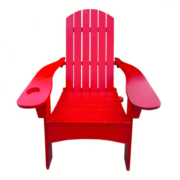 Wood Adirondack Chair With Umbrella Hole: Perfect For Outdoor And Indoor Use