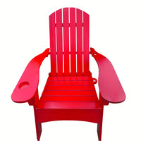 Wood Adirondack Chair With Umbrella Hole: Perfect For Outdoor And Indoor Use