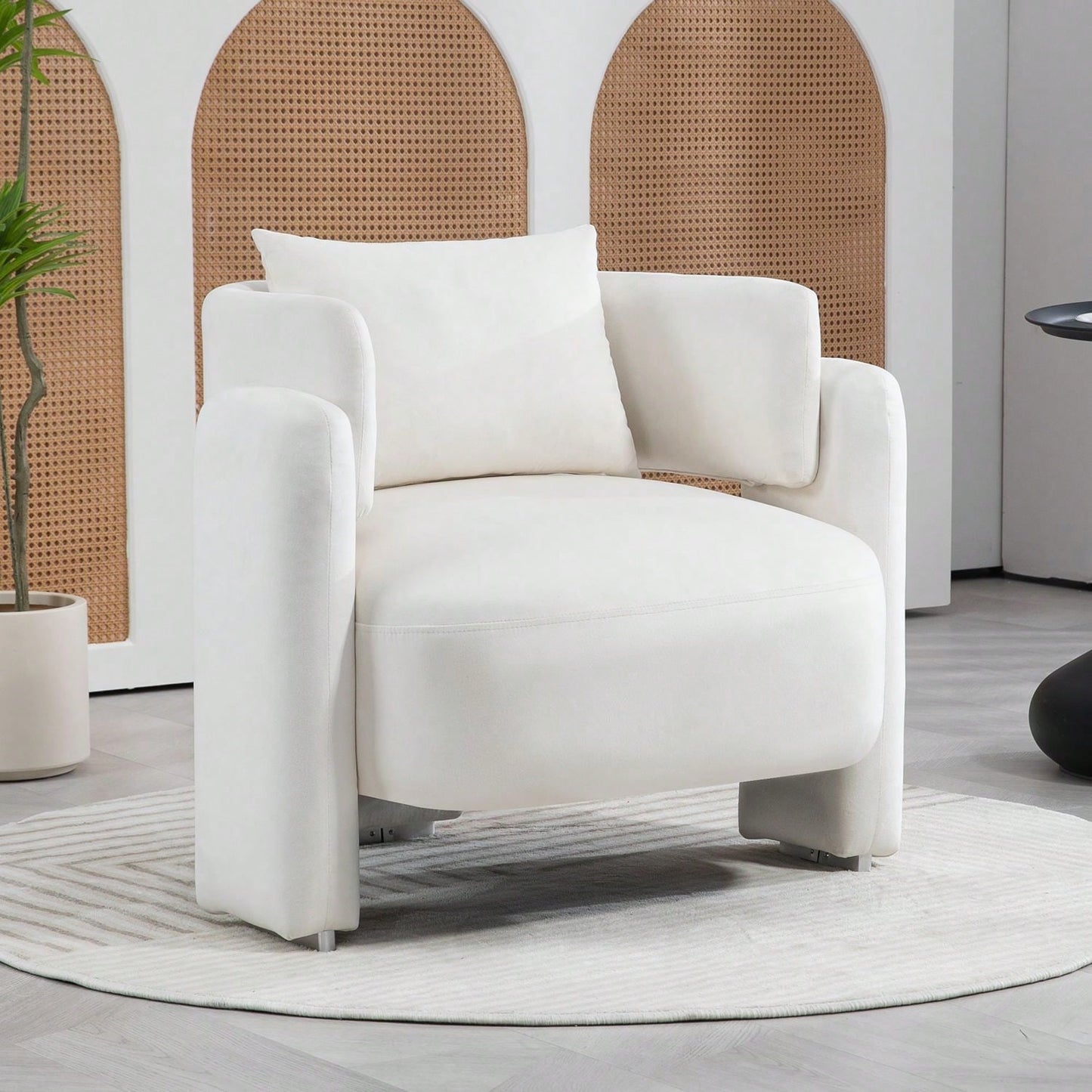 Soft Single Sofa Chair With Pillows For Living Room,Bedroom