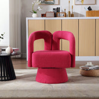 Swivel Barrel Chair - Comfy Round Accent Sofa Chair For Living Room