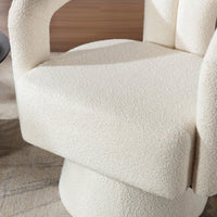 Swivel Barrel Chair - Comfy Round Accent Sofa Chair For Living Room