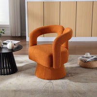 Swivel Barrel Chair - Comfy Round Accent Sofa Chair For Living Room