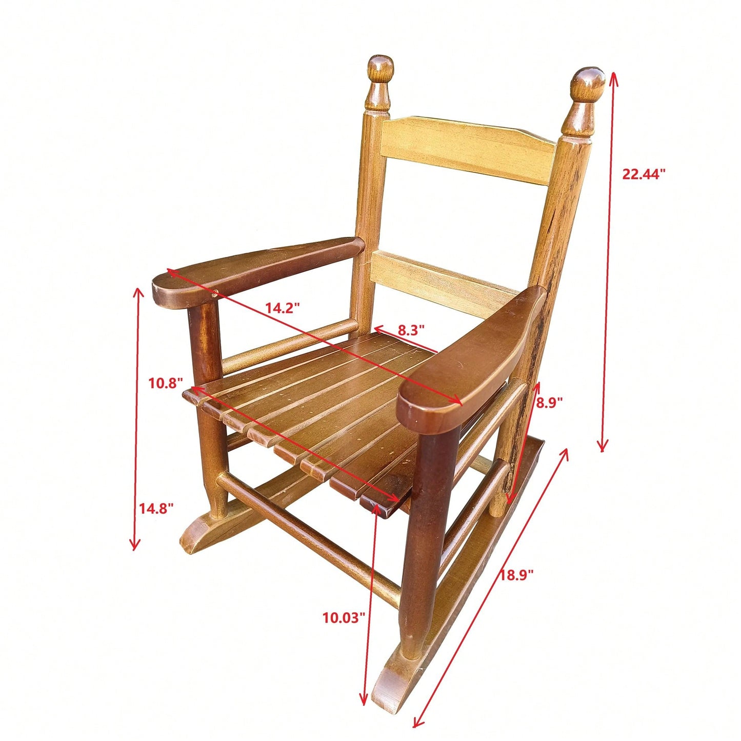 Sturdy Children's Rocking Chair - Great Addition To Any Room, Indoor Or Outdoor