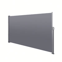 138" X 71''Retractable Side Awning, Waterproof & UV-Resistant,  Privacy Screen Divider Roll Up Balcony