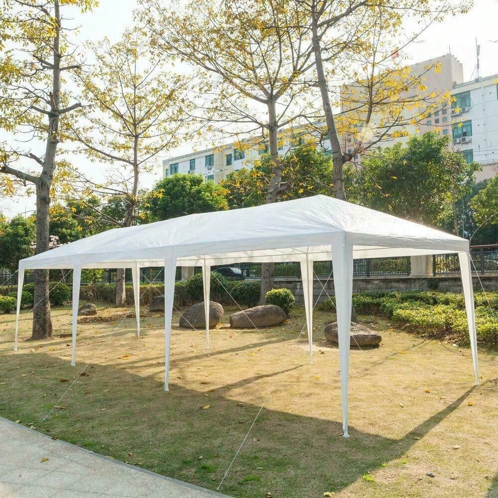 10' X 30' Wedding Party Canopy Tent Outdoor Gazebo With 5 Removable Sidewalls