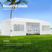 10' X 30' Wedding Party Canopy Tent Outdoor Gazebo With 8 Removable Sidewalls