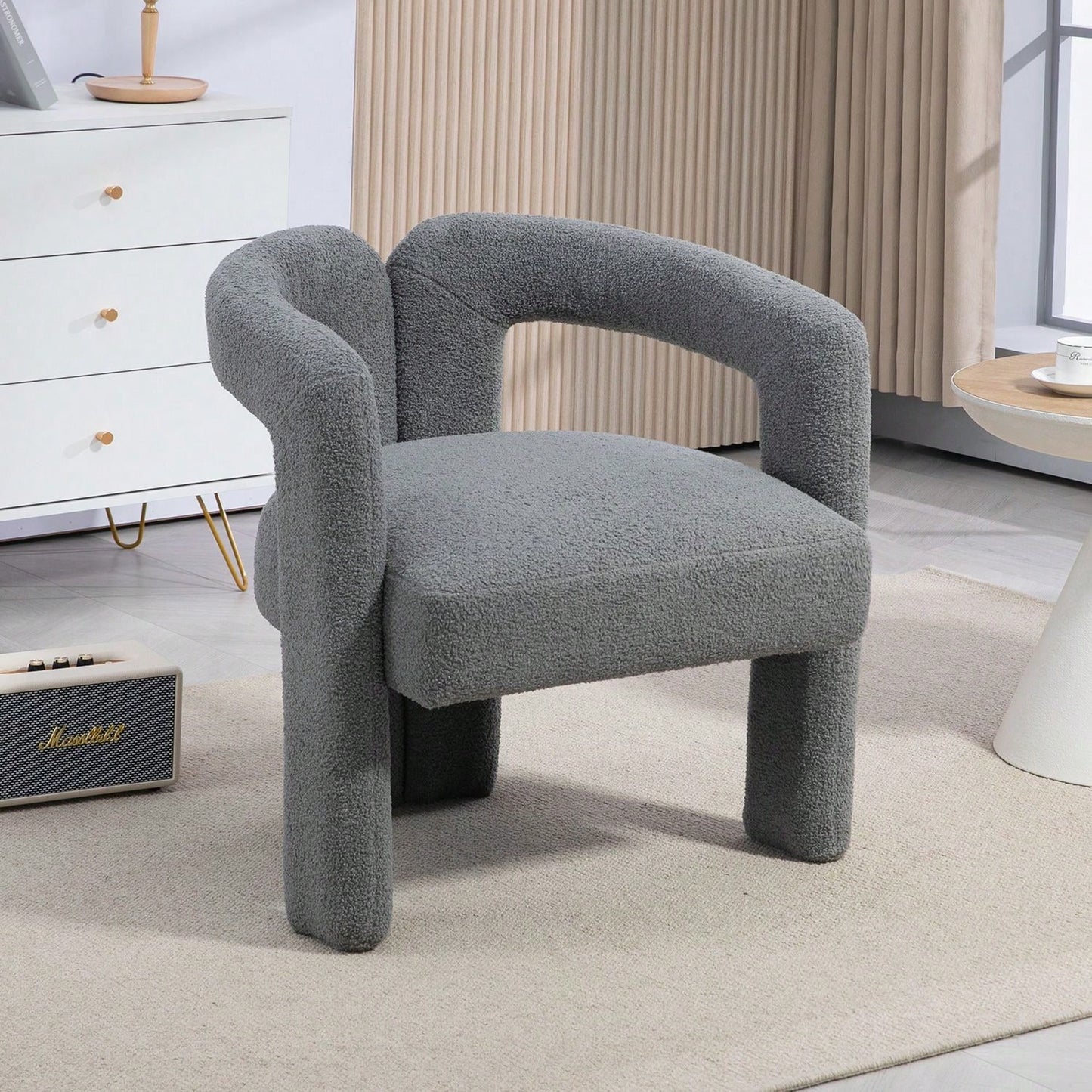 Modern Design Dining Chair,Open-Back ,Modern Kitchen Armchair For Dining Room Modern