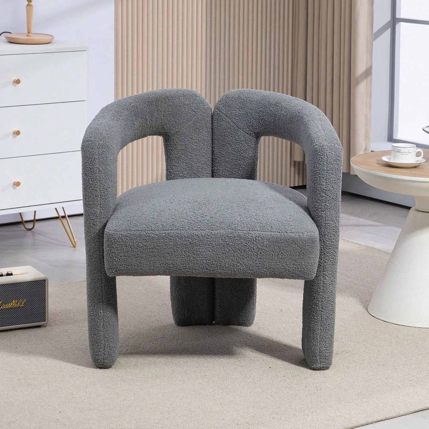 Modern Design Dining Chair,Open-Back ,Modern Kitchen Armchair For Dining Room Modern
