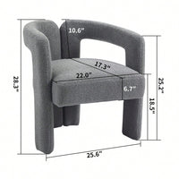 Modern Design Dining Chair,Open-Back ,Modern Kitchen Armchair For Dining Room Modern