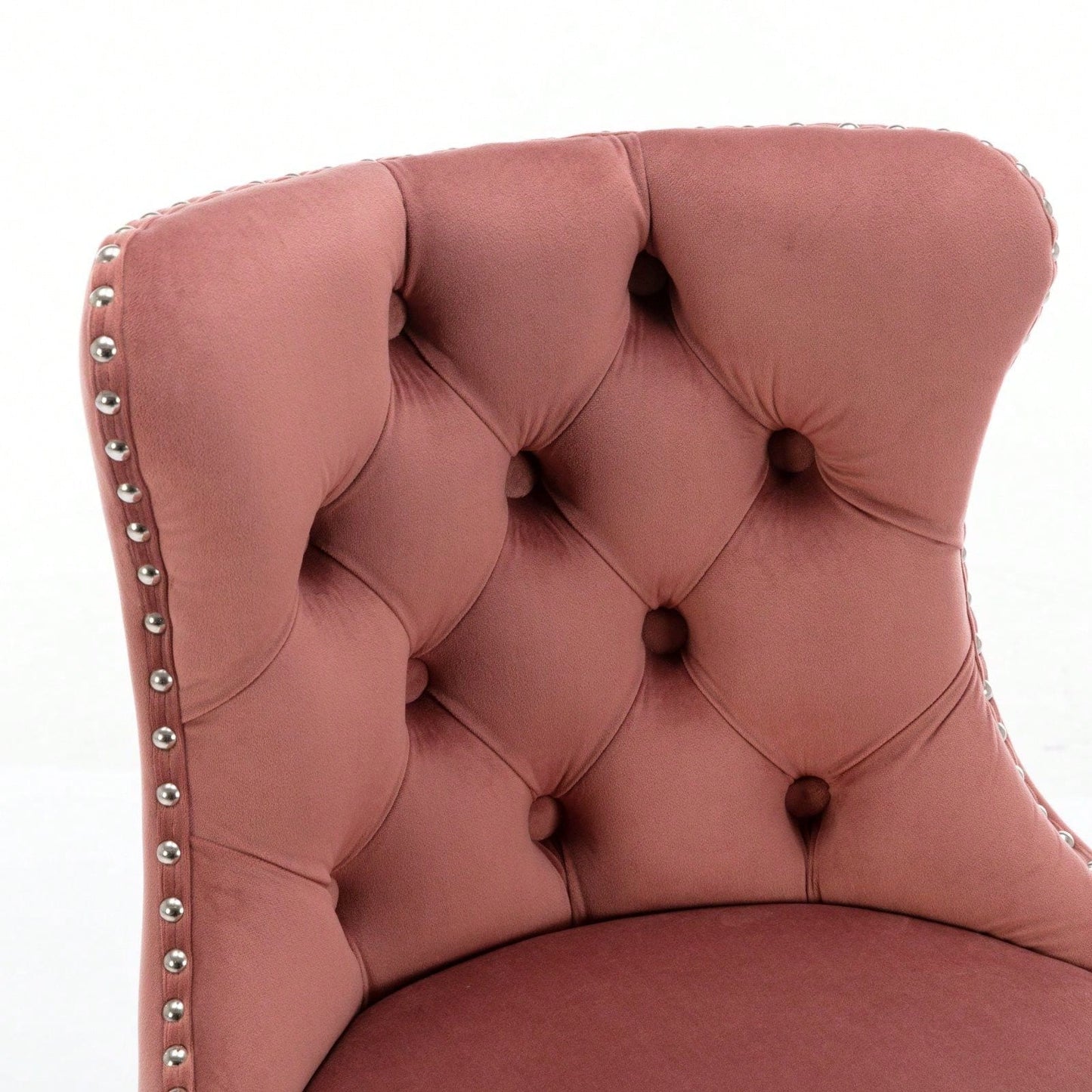 Set Of 2, Adjustable Seat Height Velvet Barstools With Backs, Modern Upholstered Chrome Base Bar Stools For Home Pub And Kitchen Island