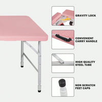 4ft  Portable Folding Table Indoor&Outdoor Maximum Weight 135KG Foldable Table For Camping