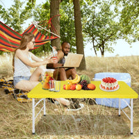 4ft  Portable Folding Table Indoor&Outdoor Maximum Weight 135KG Foldable Table For Camping