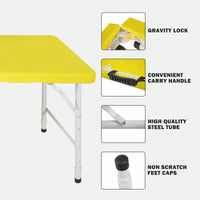 4ft  Portable Folding Table Indoor&Outdoor Maximum Weight 135KG Foldable Table For Camping