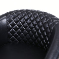 Barrel Chair Living Room Chair With Nailheads And Solid Wood Legs Linen