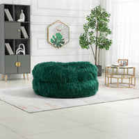 Bean Bag For Adults Chair: Plush Single Gaming Sofa Chair With Ottoman, Cozy Lounge Chair For Home Bedroom Living Room