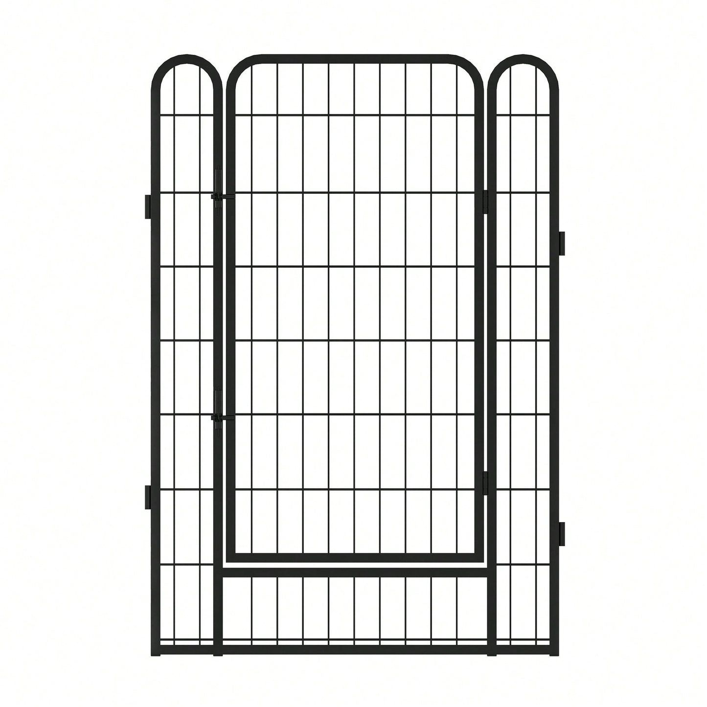 Heavy Duty Metal Playpen With Door,39.37"H Dog Fence Pet Exercise Pen For Outdoor, Indoor