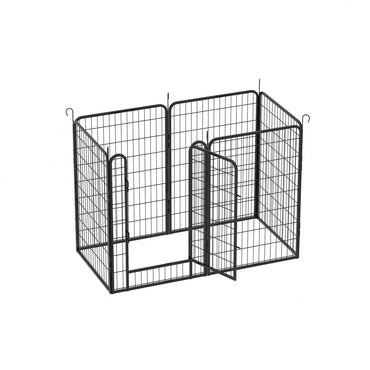 Heavy Duty Metal Playpen With Door,39.37"H Dog Fence Pet Exercise Pen For Outdoor, Indoor