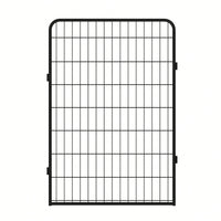 Heavy Duty Metal Playpen With Door,39.37"H Dog Fence Pet Exercise Pen For Outdoor, Indoor