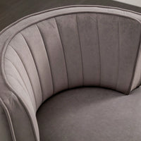 360 Degree Swivel Velvet Cuddle Barrel Chair for Living Room Bedroom Office Comfortable Accent Seating