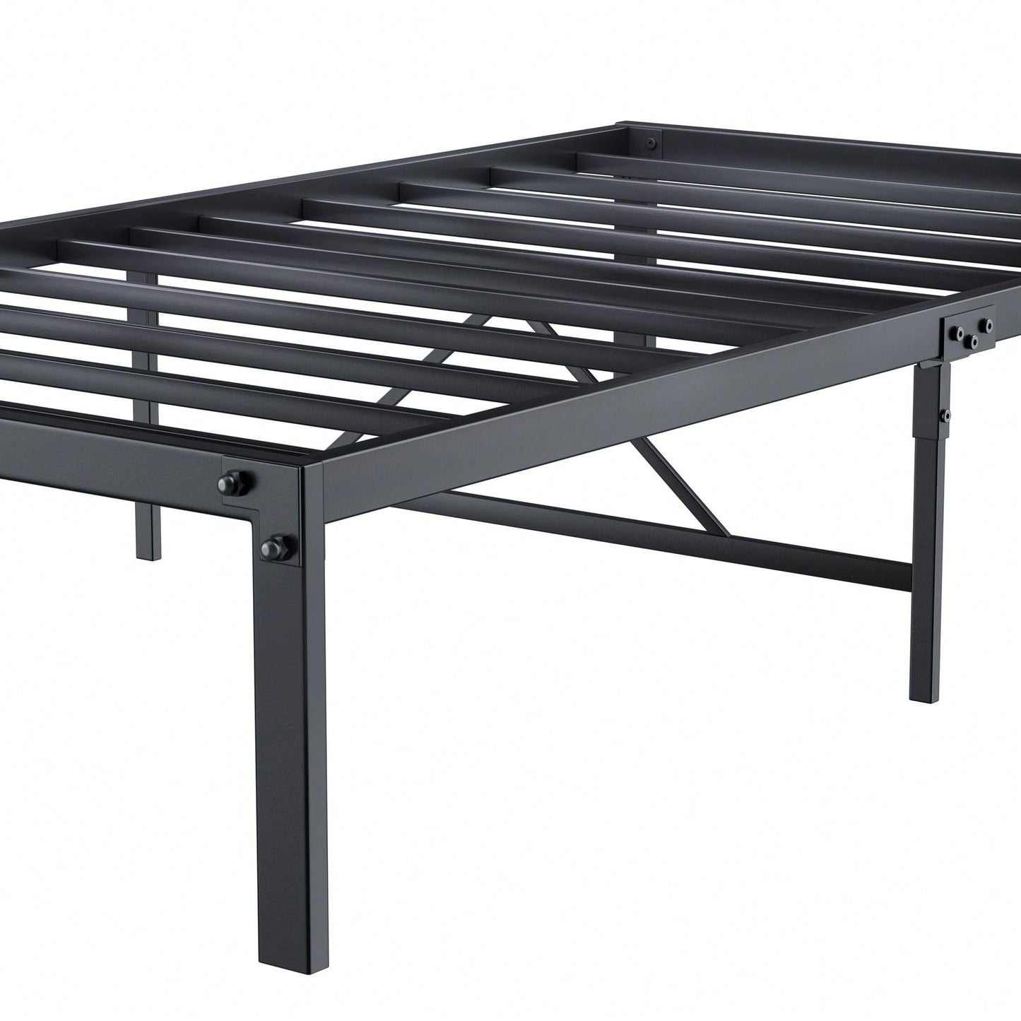 Modern Twin Size Platform Bed with Sleek Storage Minimalist Design No Box Spring Needed