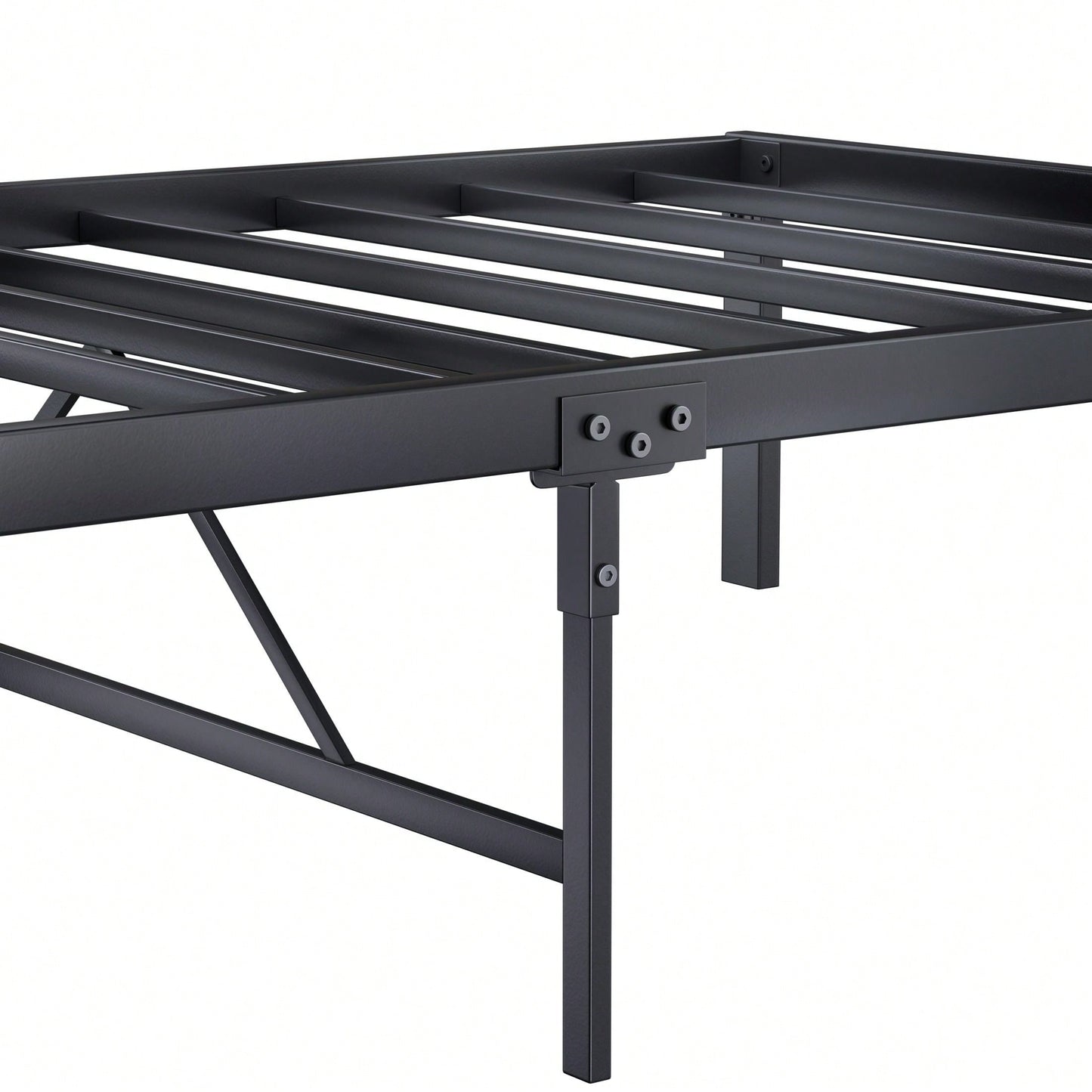 Modern Twin Size Platform Bed with Sleek Storage Minimalist Design No Box Spring Needed