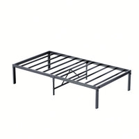 Modern Twin Size Platform Bed with Sleek Storage Minimalist Design No Box Spring Needed