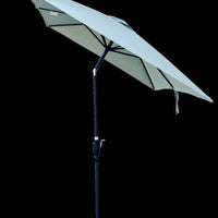 6x9ft Waterproof Patio Umbrella with Crank and Tilt for Garden Backyard Pool Area