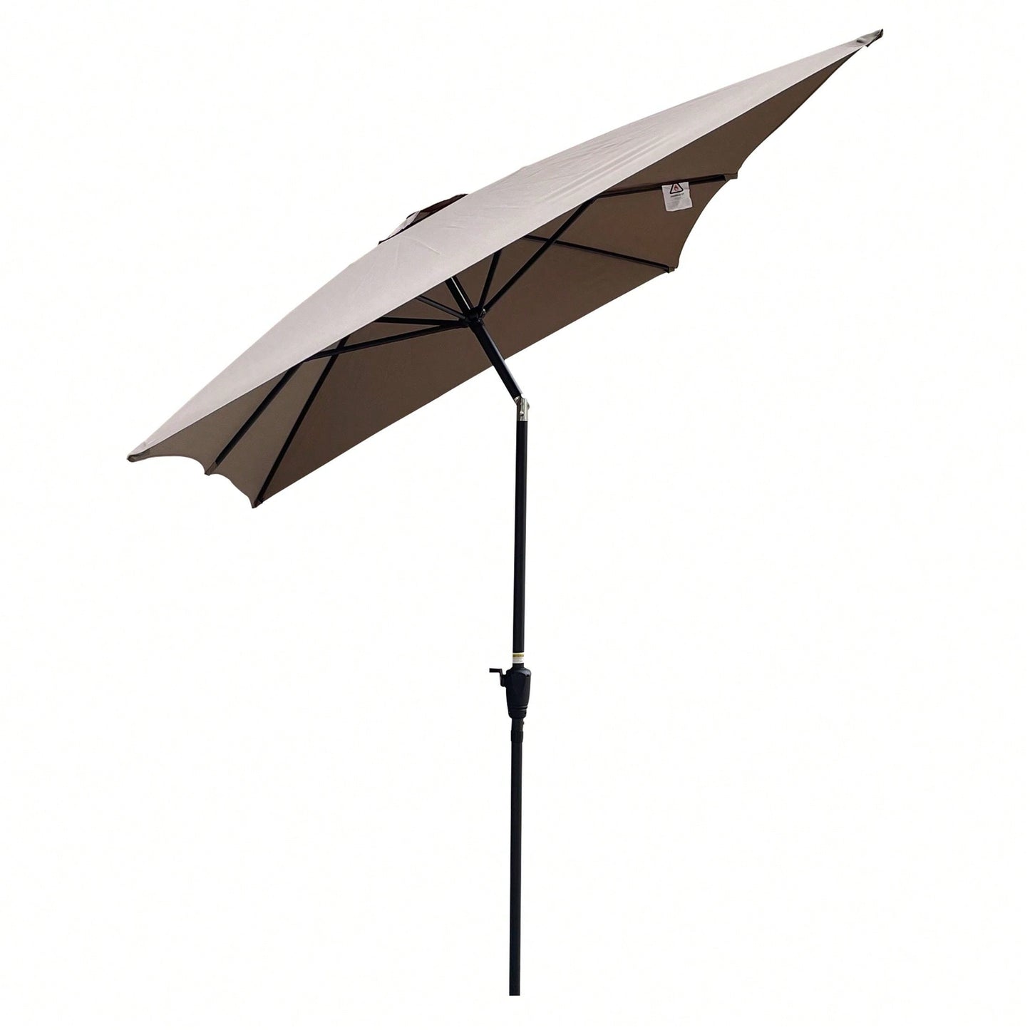 6x9ft Waterproof Patio Umbrella with Crank and Tilt for Garden Backyard Pool Area