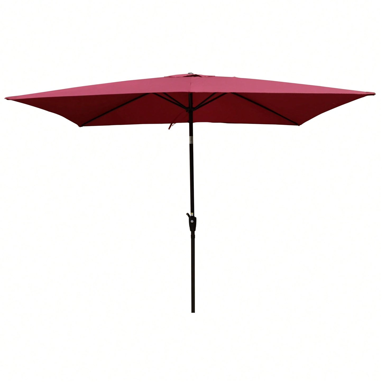 6x9ft Waterproof Patio Umbrella with Crank and Tilt for Garden Backyard Pool Area