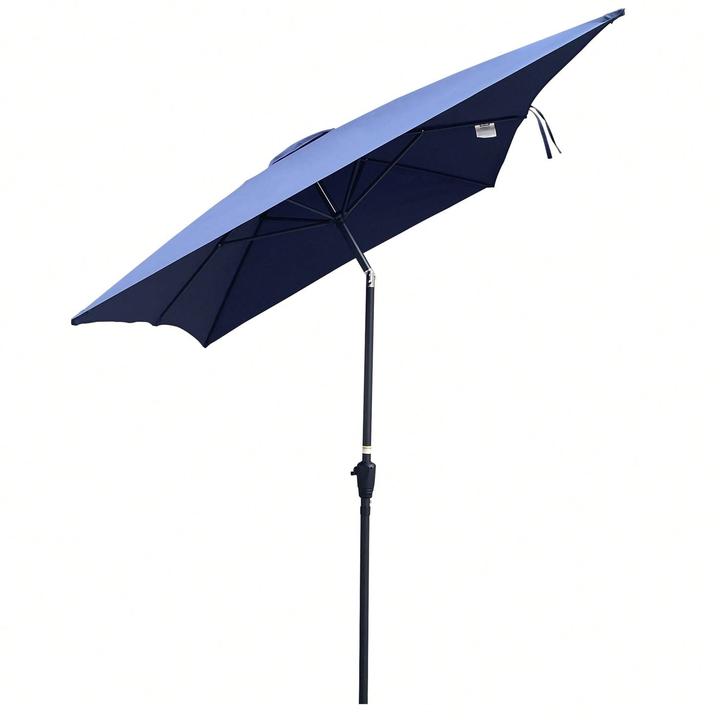 6x9ft Waterproof Patio Umbrella with Crank and Tilt for Garden Backyard Pool Area