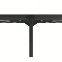 King Size Modern Metal Platform Bed With Headboard