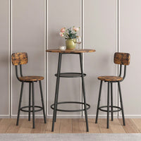 Stylish Counter Height Table Set With Stools