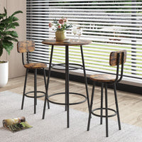 Stylish Counter Height Table Set With Stools