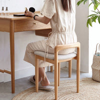 Versatile Beech Wood Make-Up Stool Bed Bench