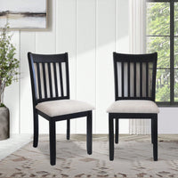 Set Of 2, Elegant And Durable Wooden Dining Chairs Enhance Your Space With Style And Comfort