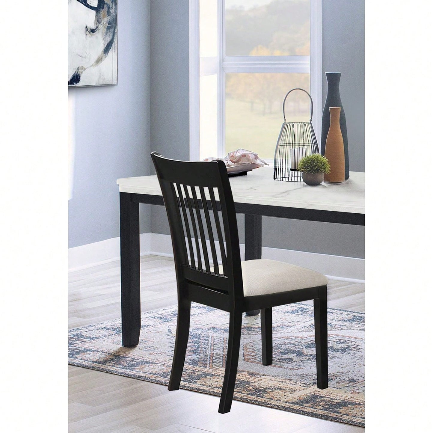 Set Of 2, Elegant And Durable Wooden Dining Chairs Enhance Your Space With Style And Comfort