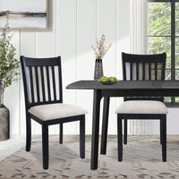 Set Of 2, Elegant And Durable Wooden Dining Chairs Enhance Your Space With Style And Comfort